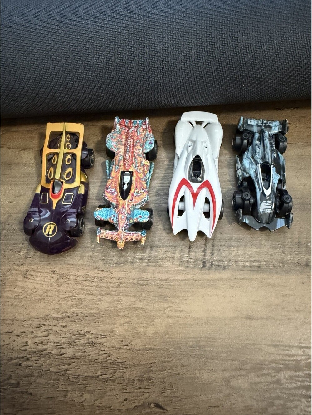 Hot Wheels Speed Racer 2008 Lot of 4 Mach 5 Gray Ghost Royalton GRX Loose